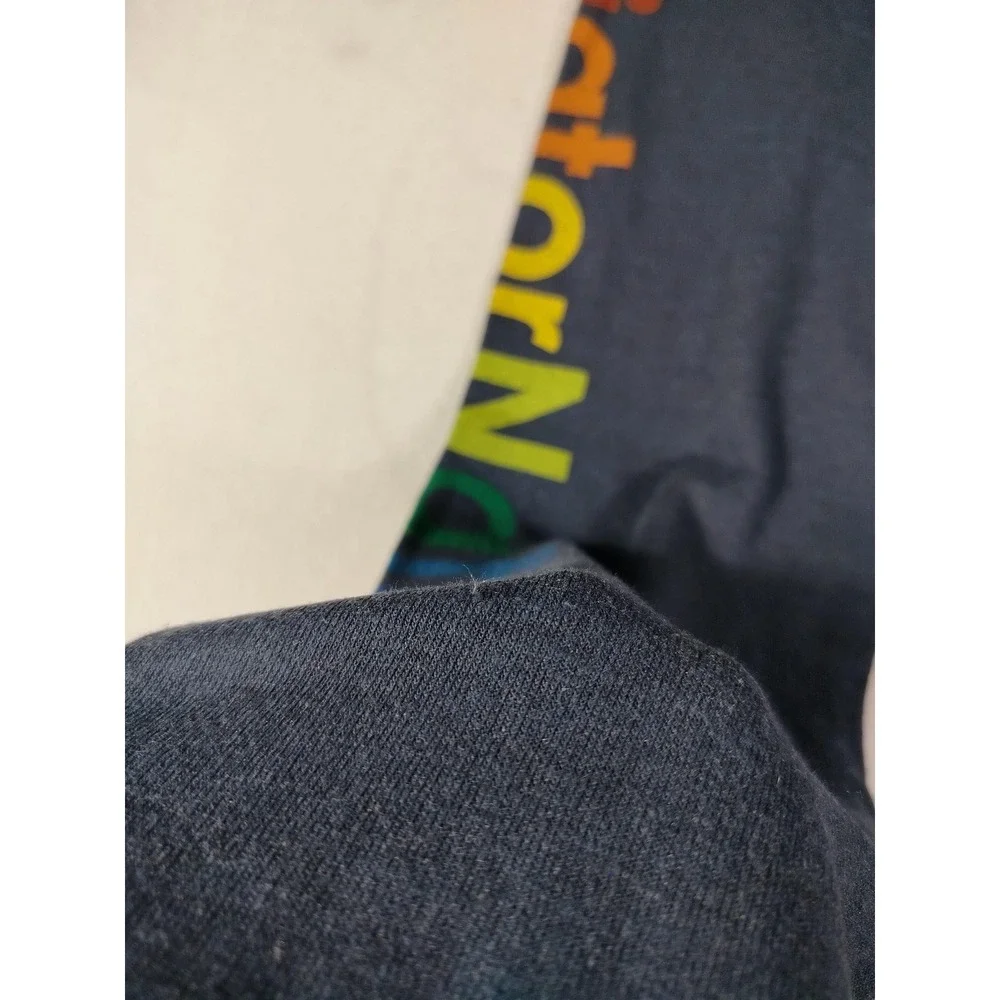 Aviator Nation Venice Sweatpants Youth 12 Gray Fleece Jogger Rainbow Logo